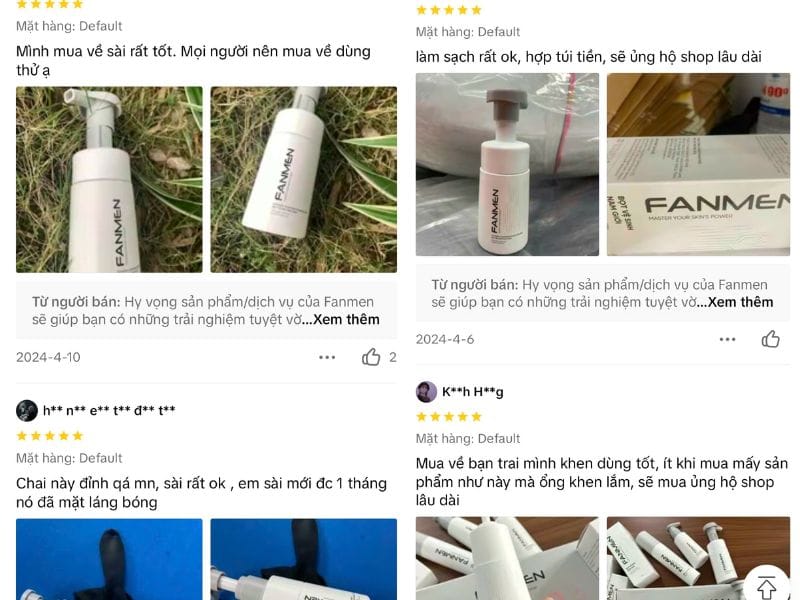Review Dung dịch vệ sinh nam tốt nhất Fanmen