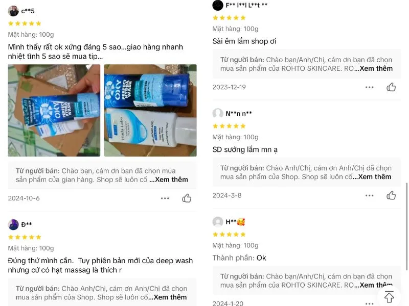 Đánh giá người tiêu dùng về sữa rửa mặt dành cho nam Oxy Perfect Wash