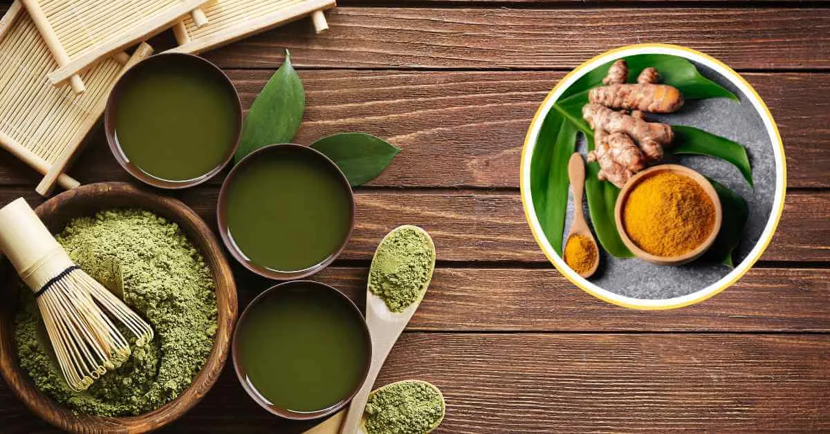 Cách làm mặt nạ trà xanh cho da dầu dùng trà xanh và bột nghệ