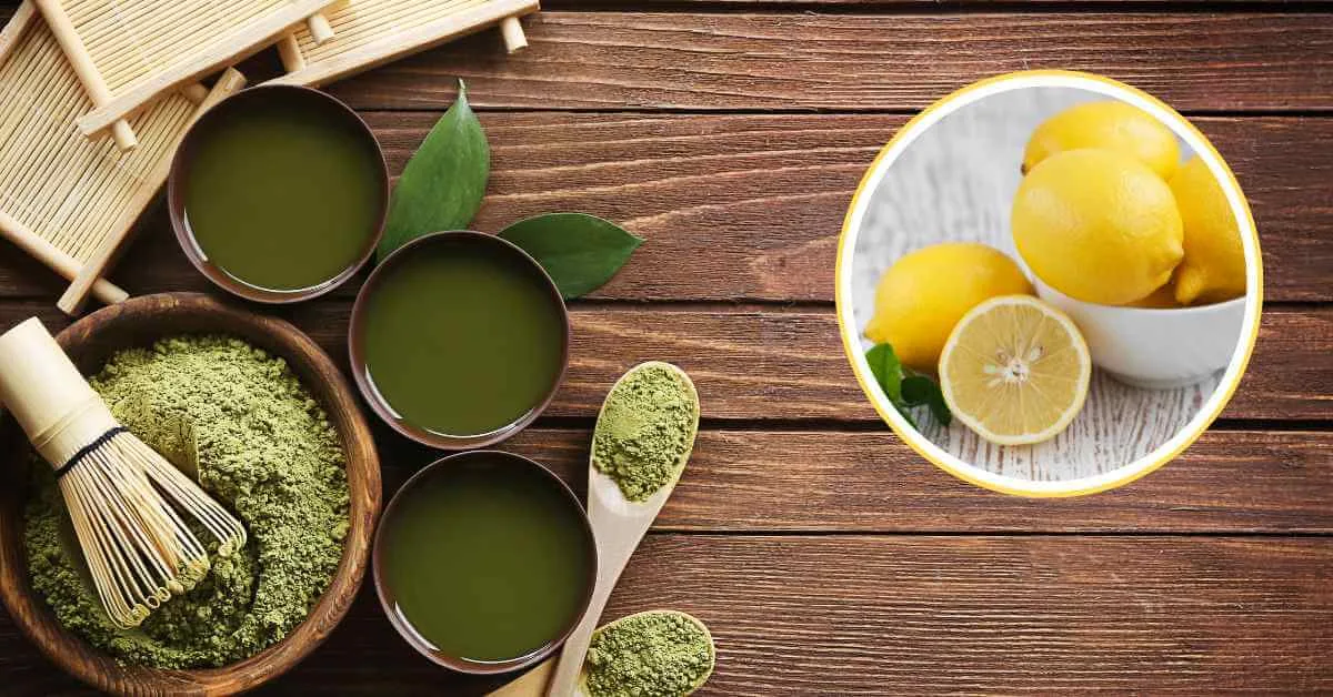 Mặt nạ trà xanh và chanh
