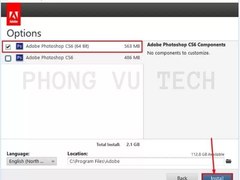 Tiếp tục nhấn Install